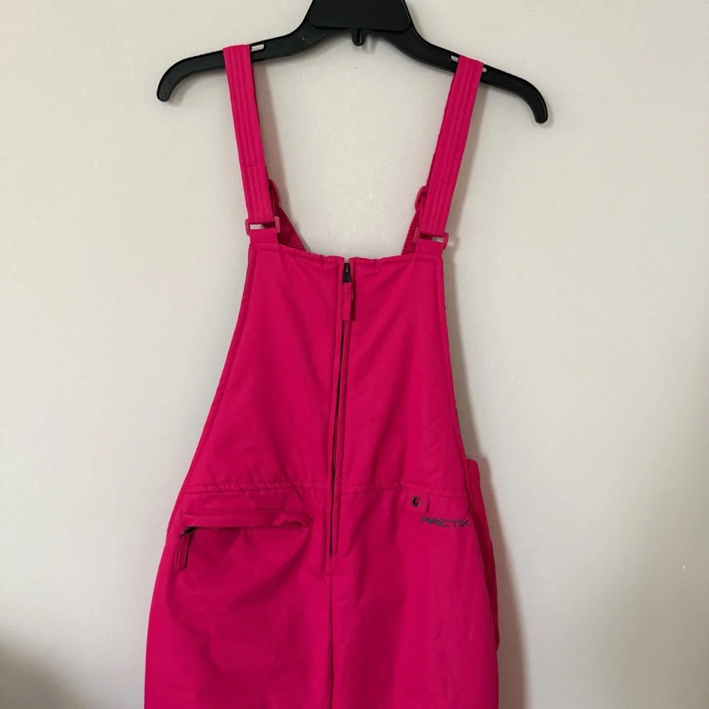 Arctix Youth Girl Snow Ski Bib Pants Jumpsuit Overalls in Pink size Junior XL - Picture 4 of 10
